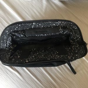 Black and white lululemon make up bag